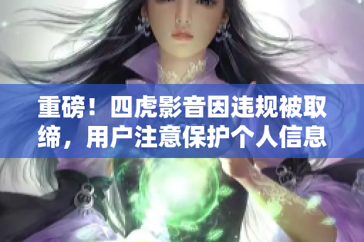 重磅！四虎影音因違規被取締，用戶注意保護個人信息！
