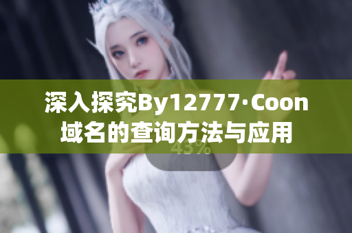 深入探究By12777·Coon域名的查詢方法與應(yīng)用