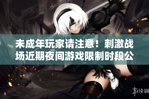 未成年玩家請(qǐng)注意！刺激戰(zhàn)場(chǎng)近期夜間游戲限制時(shí)段公布