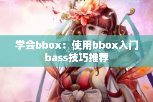 學(xué)會bbox：使用bbox入門bass技巧推薦